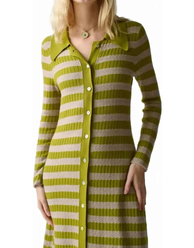 Textured Stripe Dress