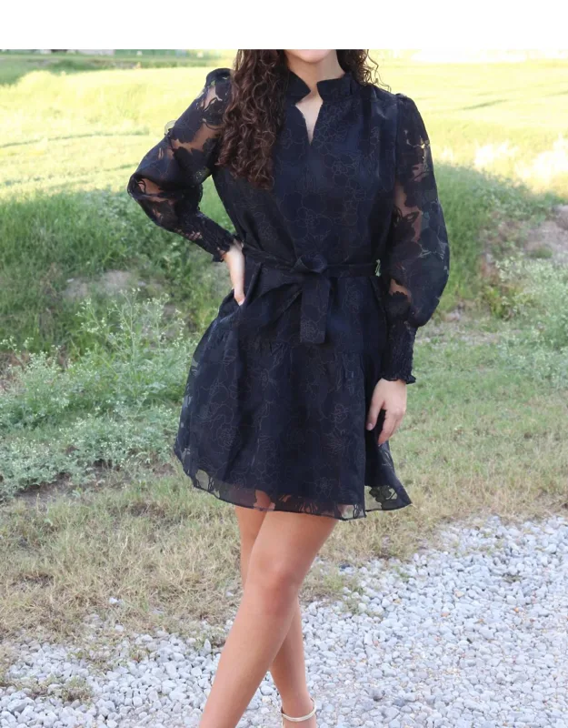V Neck Mini Dress