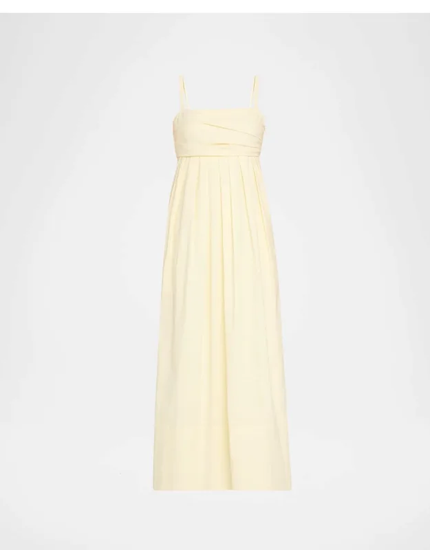 Claudine Technical Poplin Midi Dress