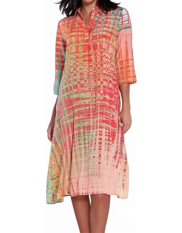 Watercolor Shirtdress