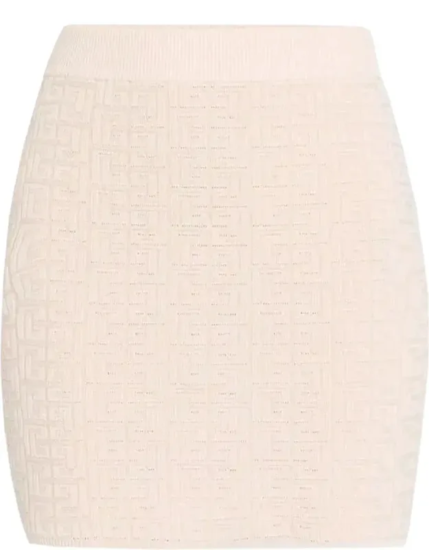 Knit Short Skirt