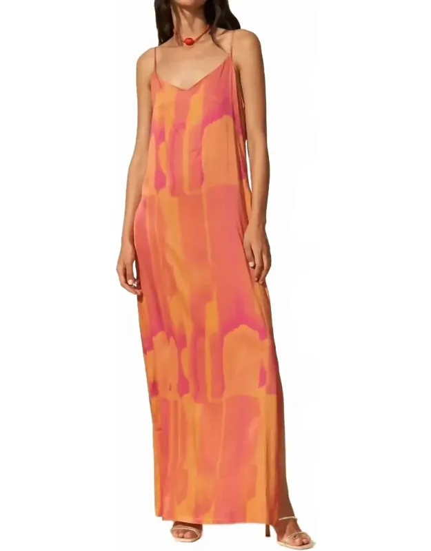 Angelique V-neck Maxi Dress