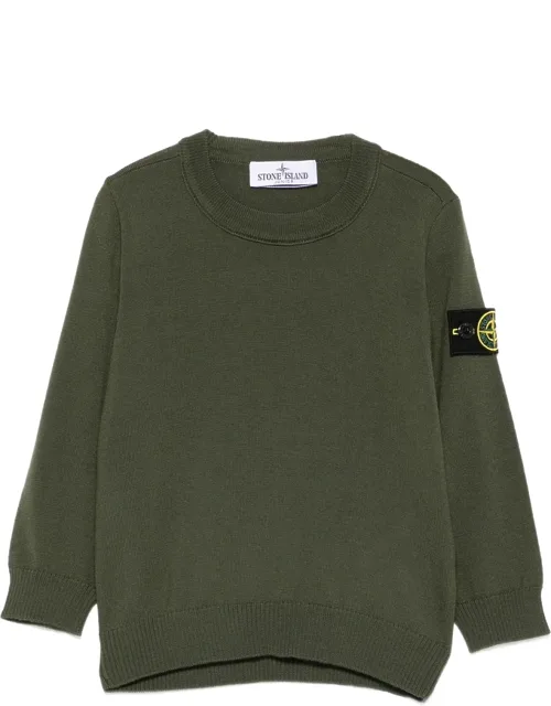 Logo-patch Wool Sweater