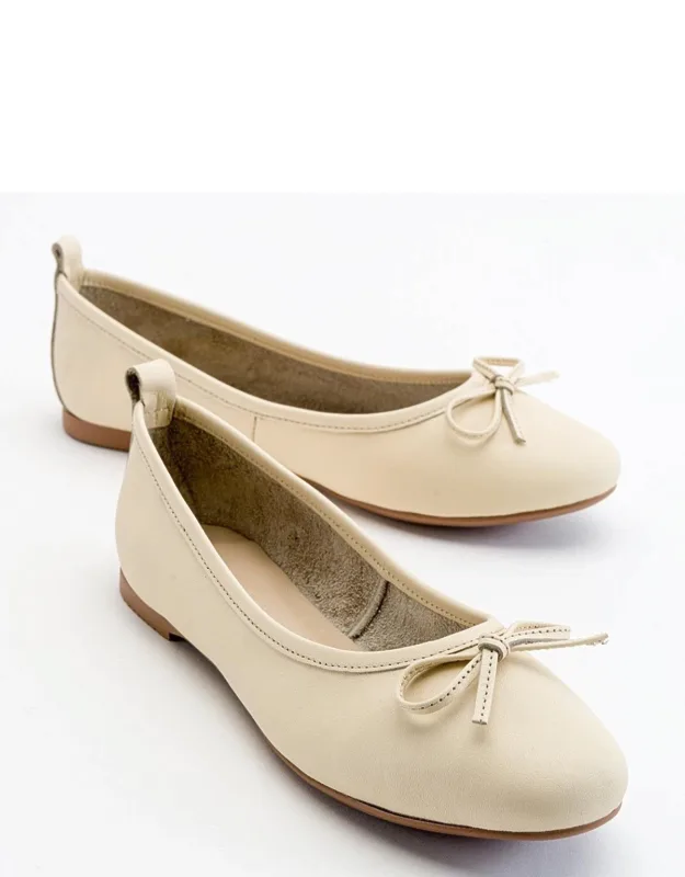 Florence Leather Ballerina Flat