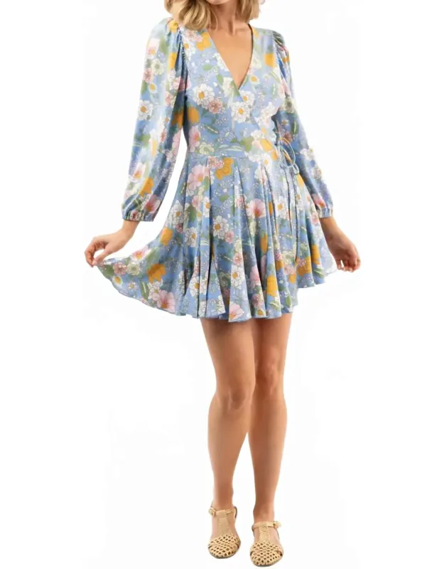 Sterling V-neck Mini Dress
