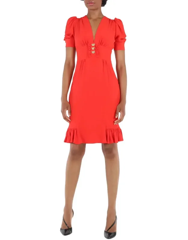 Teddy Ruffle Dress