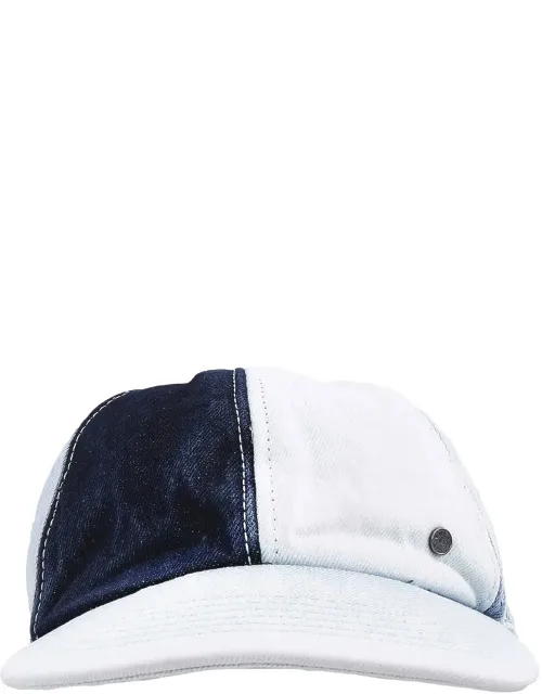 Multicolor Tiger Cotton Denim Baseball Cap