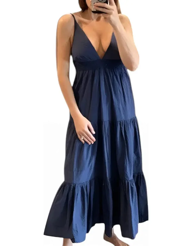 Bow Back Maxi Dress