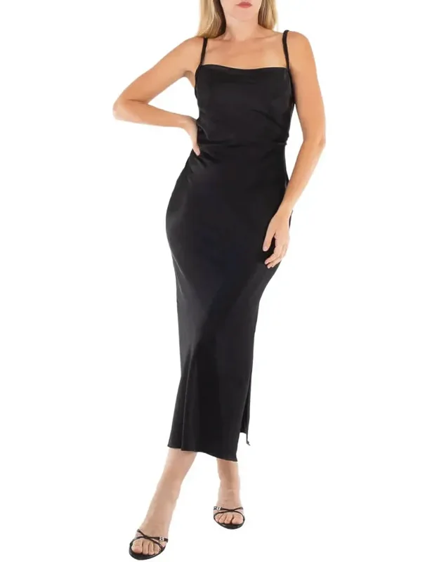 Fiore Midi Satin Dress
