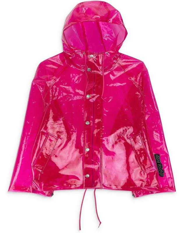Hooded Transparent Raincoat