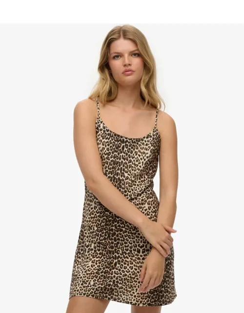 Bias Cut Mini Slip Dress