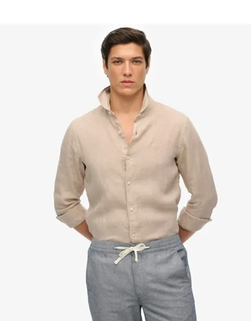 Embroidered Vacation Linen Shirt