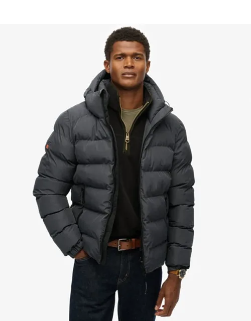 Hooded Sports Puffer Jacket