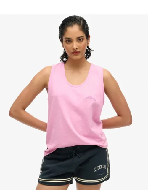Essential Logo Garment Dye Vest Top