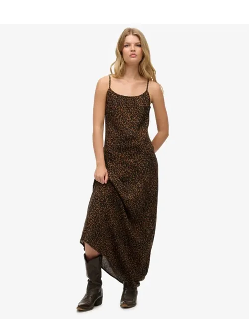 Bias Cut Maxi Slip Dress