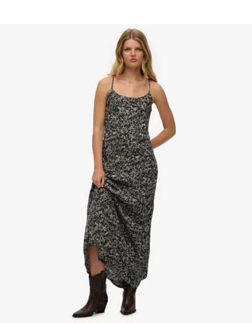 Bias Cut Maxi Slip Dress
