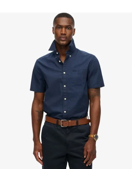City Cotton Linen Short Sleeve Shirt