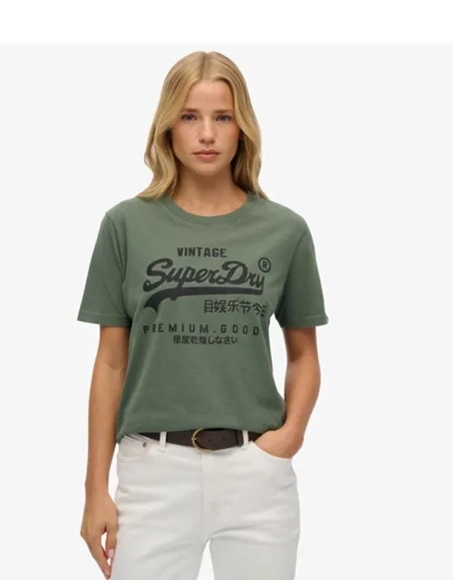 Embellished Vintage Logo Relaxed T-shirt