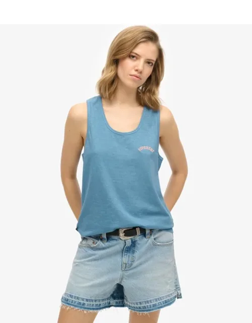 Essential Logo Garment Dye Vest Top