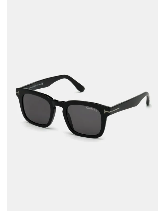 Dax Square Solid Acetate Sunglasses