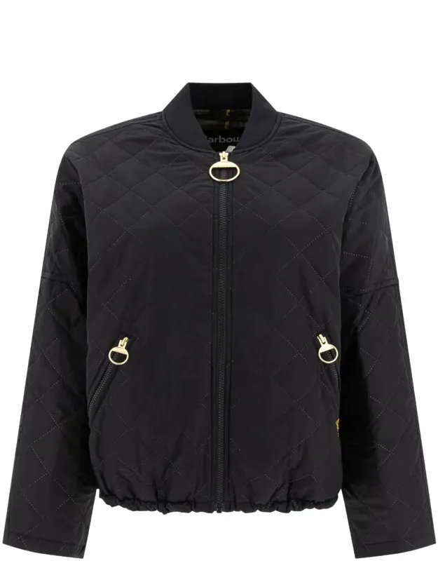 Quilted Bomber Jacket
