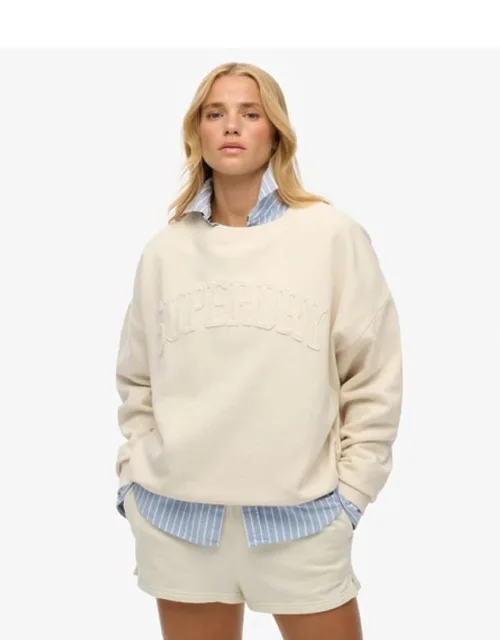 Athletic Essentials Tonal Applique Crew Sweatshirt