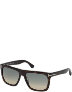 Morgan Thick Square Acetate Sunglasses