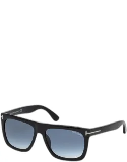 Thick Square Acetate Sunglasses