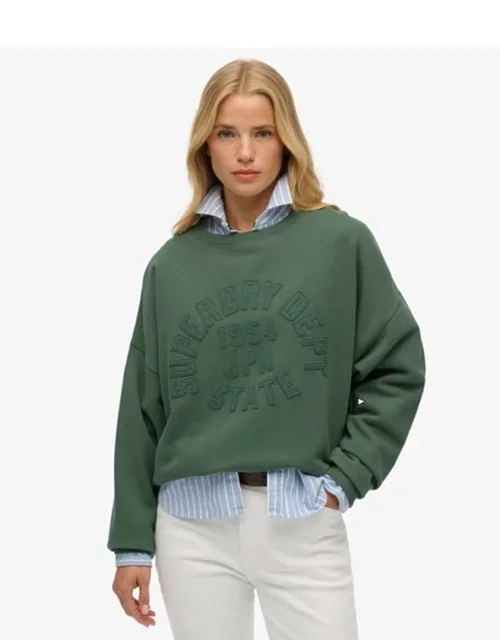 Athletic Essentials Tonal Applique Crew Sweatshirt