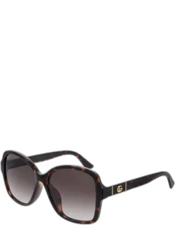 Square Monochromatic Sunglass