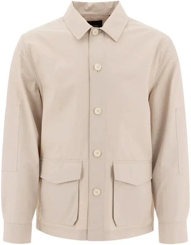 Cotton Blend Utility Jacket
