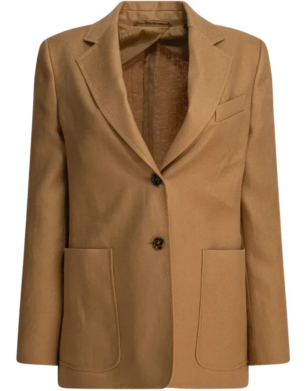 Single-breasted Linen Blazer