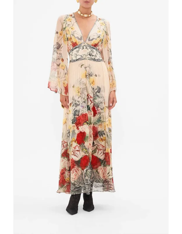 Flared Sleeve Dress