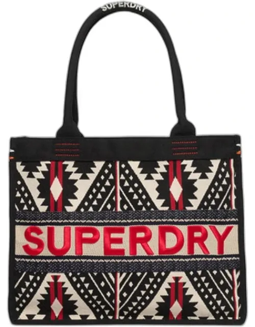 Luxe Embroidered Tote Bag
