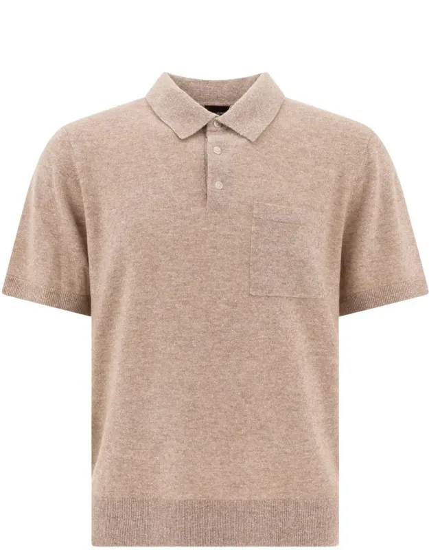 Linen, Wool, And Cashmere Polo Shirt