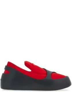 Logo-patch Panelled Sneakers