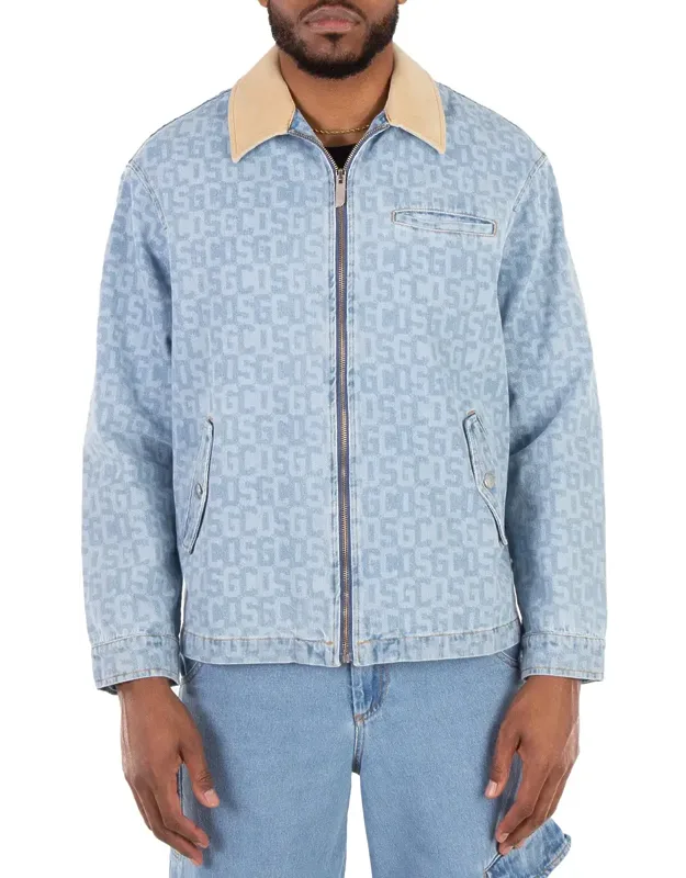 Monogram Denim Harrington Jacket