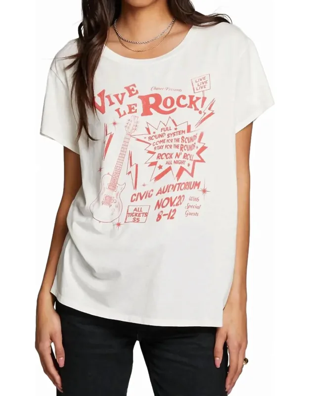 Vive Le Rock Short Sleeve Tee