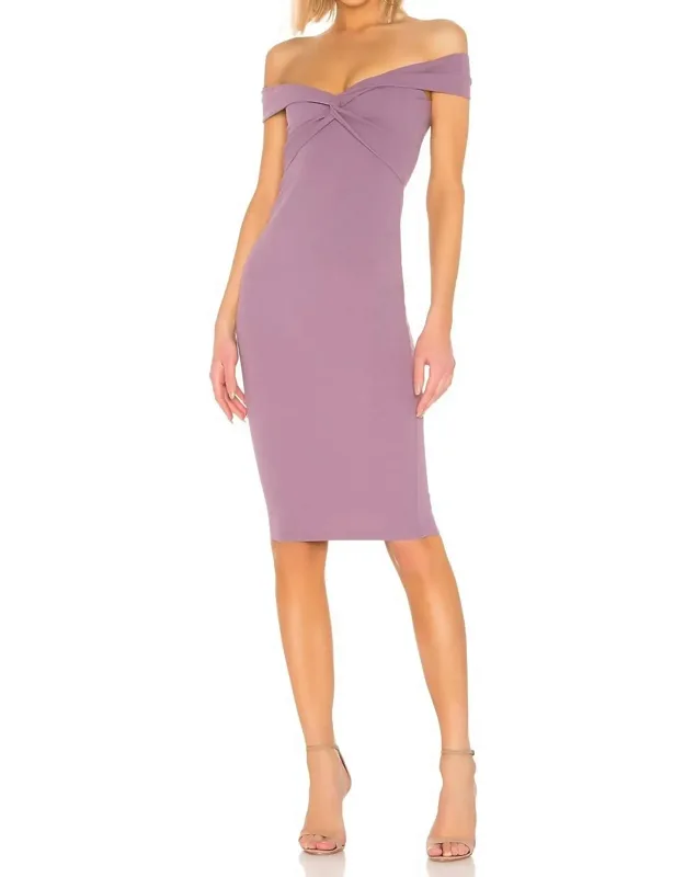 Midi Off Shoulder Dress