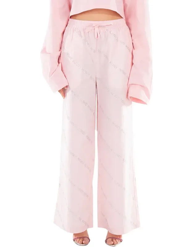 Crystal Poplin Pants