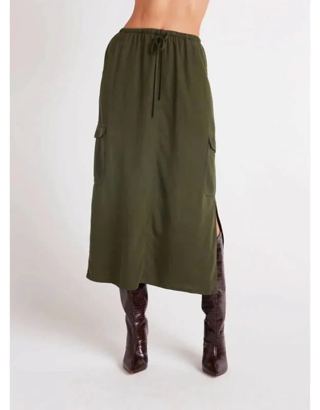 Cargo Midi Skirt