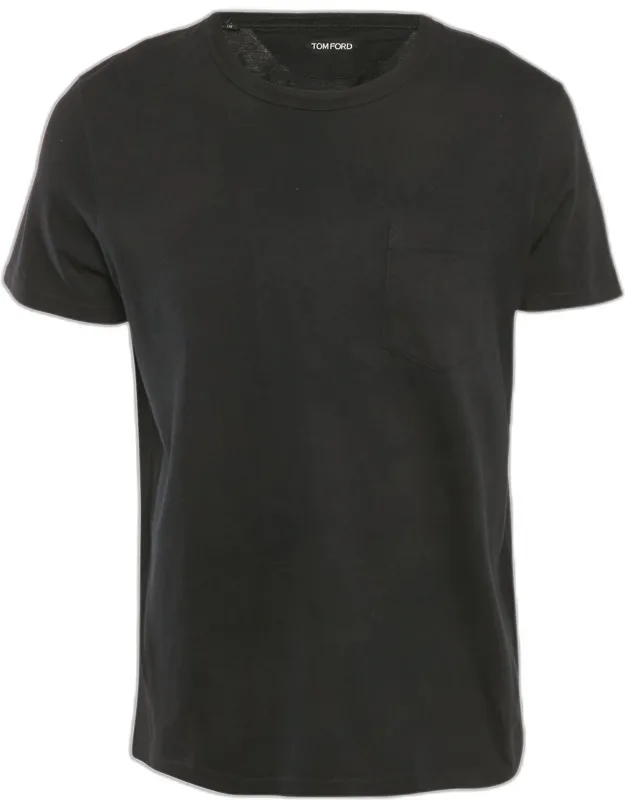 Cotton Knit Crew Neck T-shirt