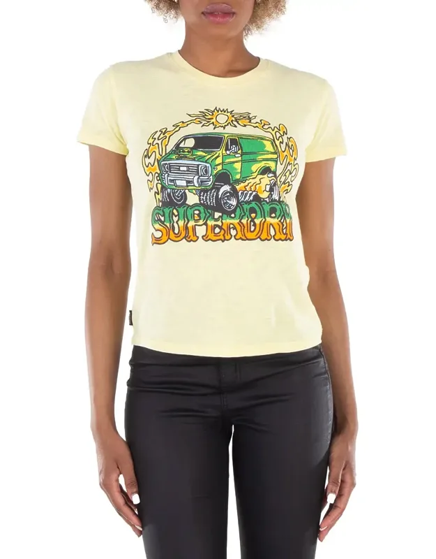 Motor Graphic Fitted T-shirt