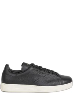 Leather Lace-up Sneakers