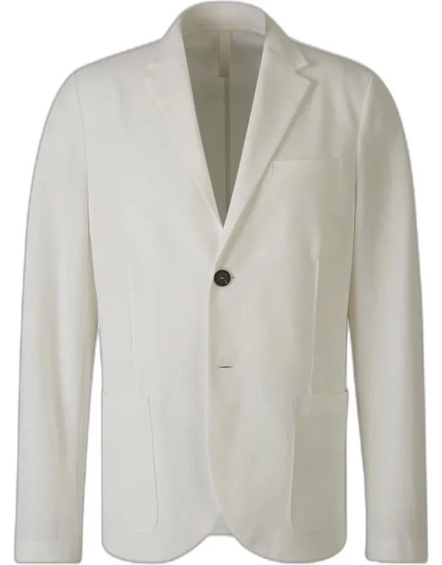 Textured Cotton Blazer