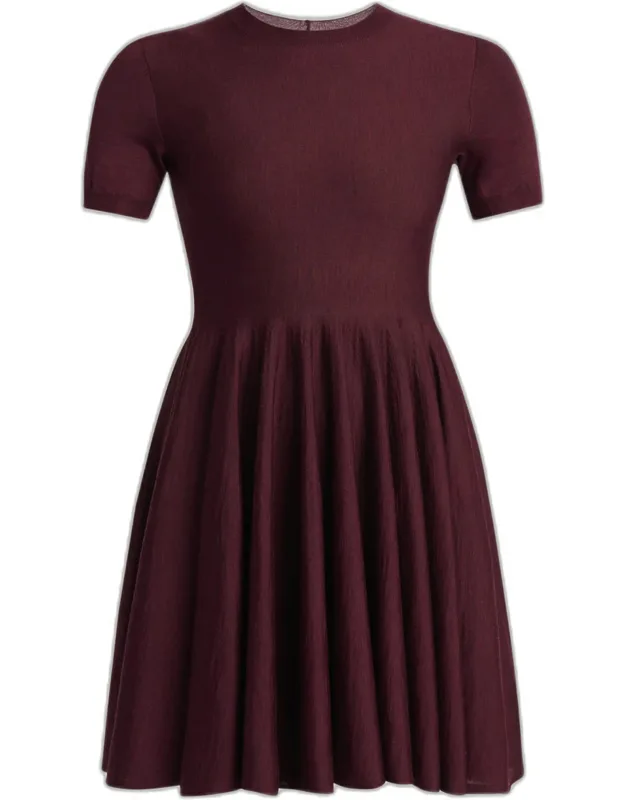 Fit-and-flare Mini Dress