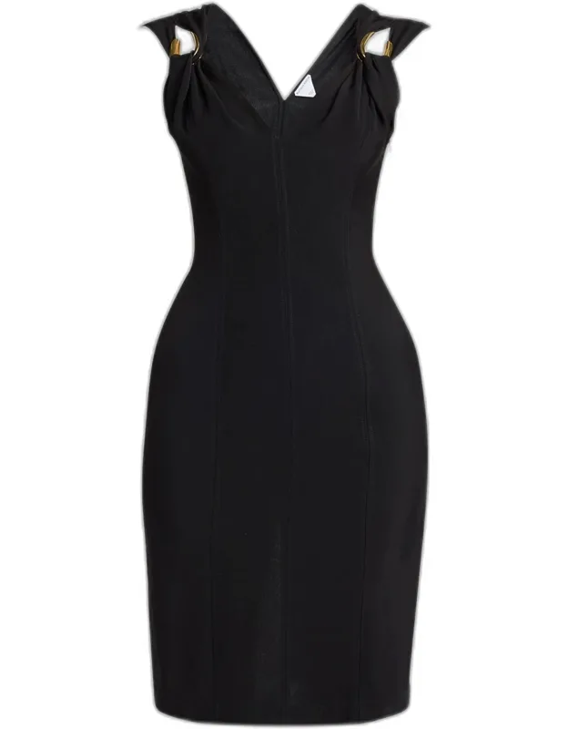 Buckle Sleeveless Dress