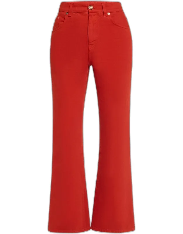 Bootcut Ankle Jeans