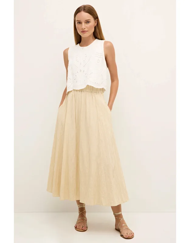 Sasha Skirt With Elastic Waistband And Pockets