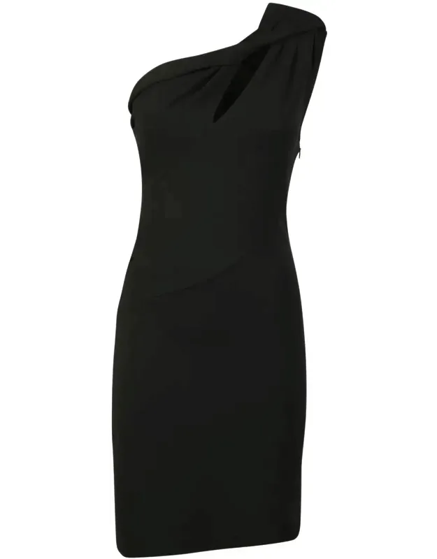Glamor One-shoulder Cut-out Mini Dress